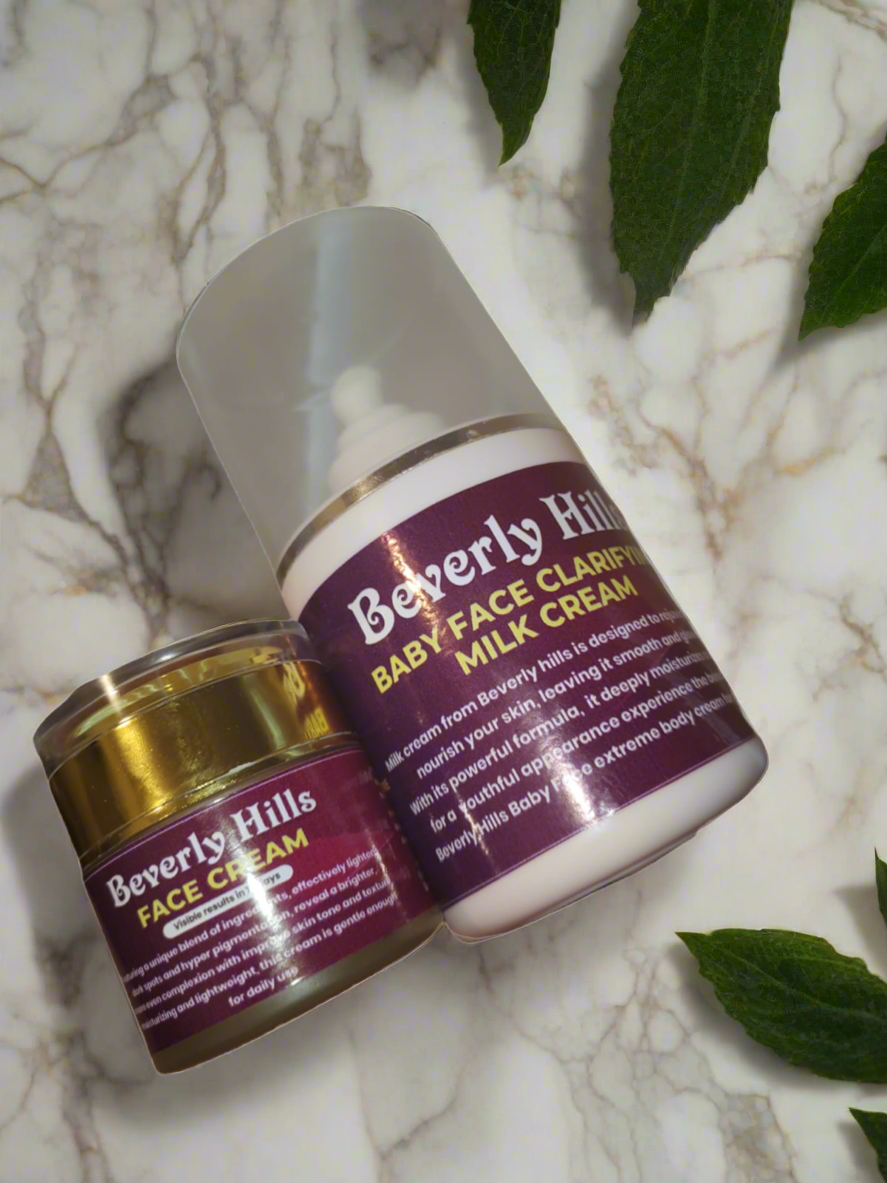 Beverly Hills face and body cream 2pc