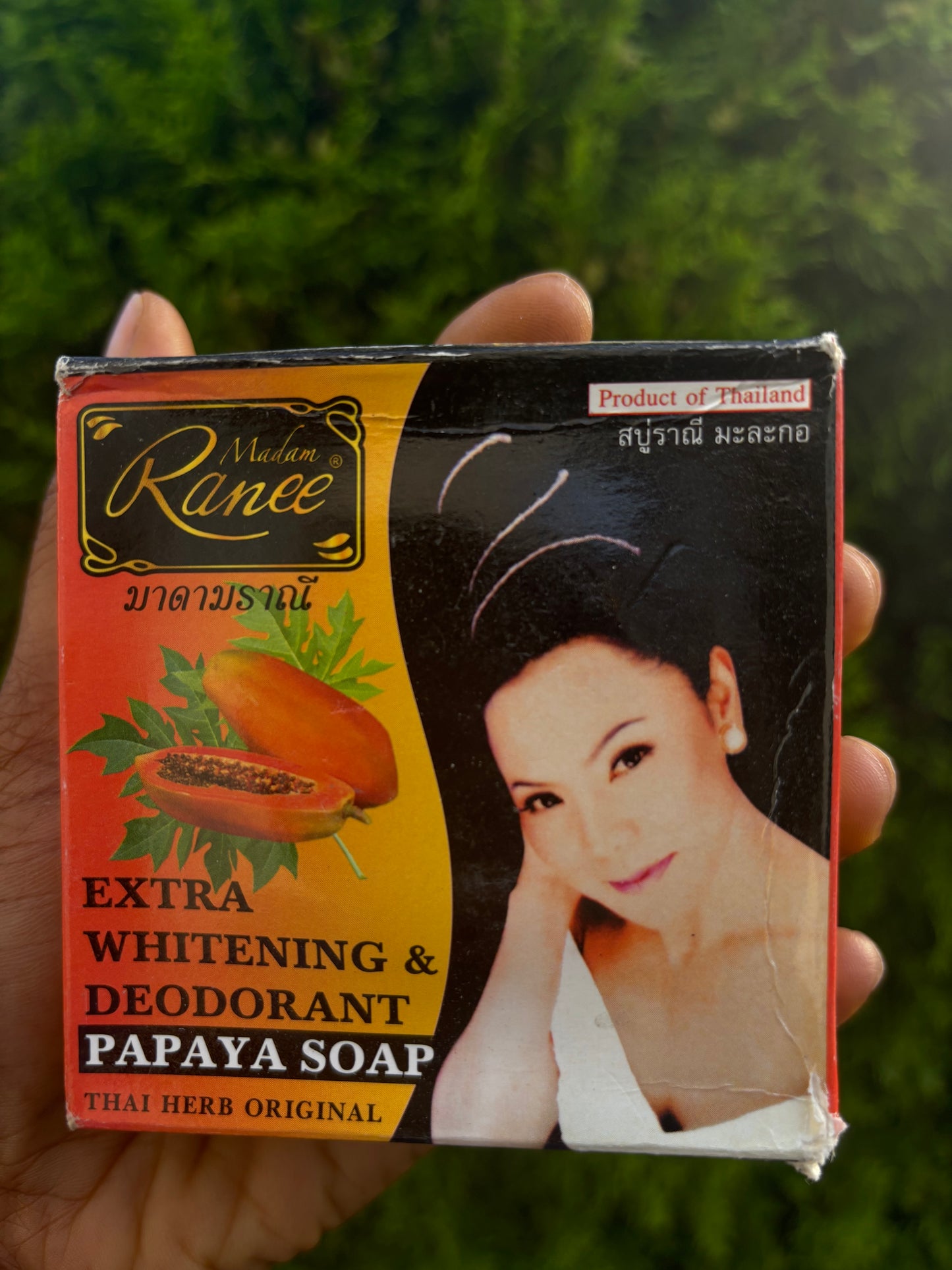 Madam Renee herbal soap for acne pimples & dark spots & lightening