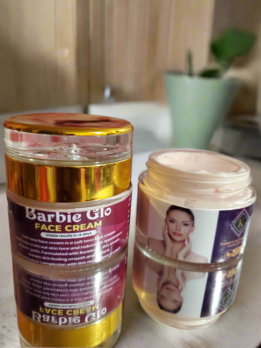 Barbie glo spotless face cream/ Sunburn/cream reaction/ white patches.