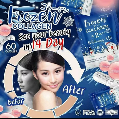 Frozen collagen 2 in 1 whitening