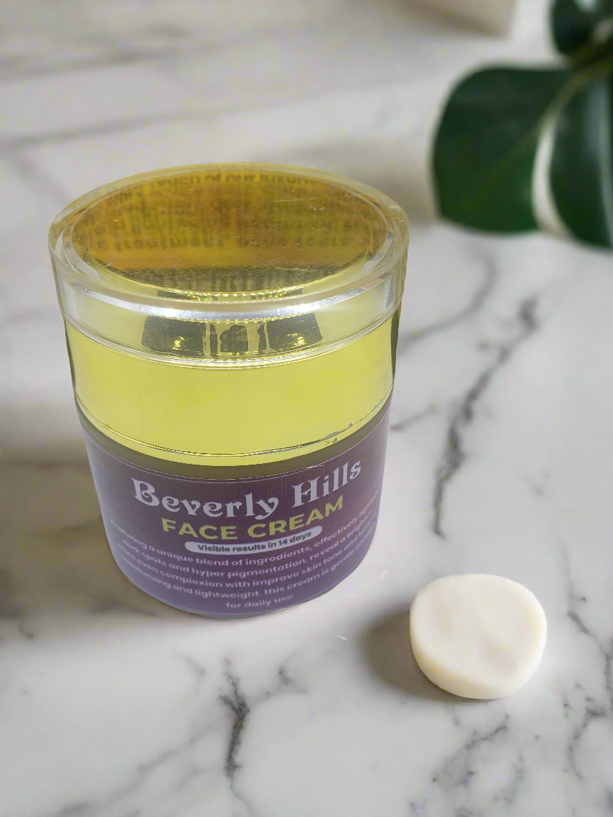 Beverly Hills face lightening cream