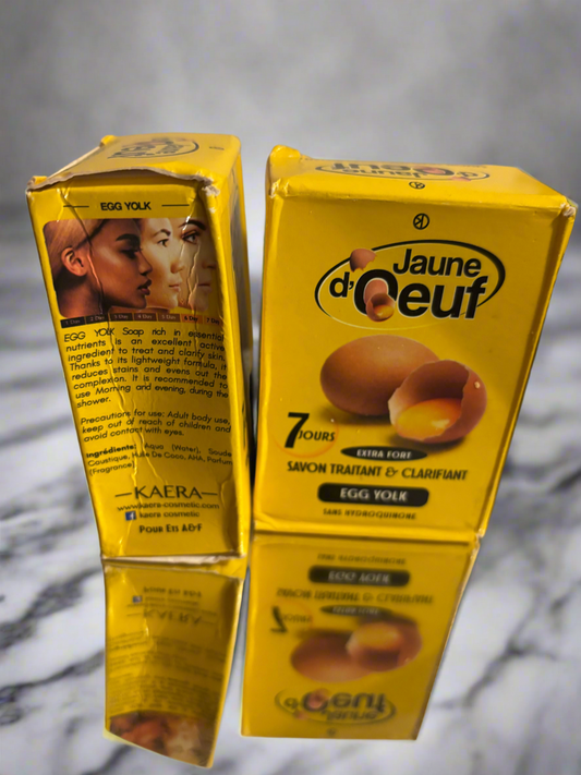 Jaune d’ Qeuf  egg York face soap/ blemishes pimple/ marks