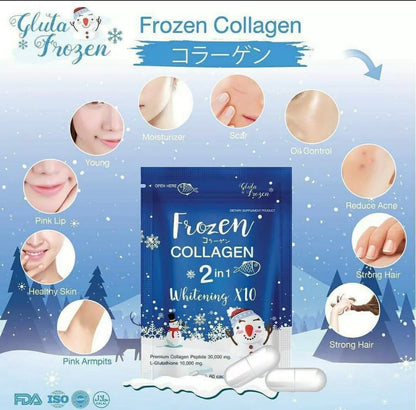 Frozen collagen 2 in 1 whitening