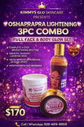 Oshaprapra face & body combo 3 pc