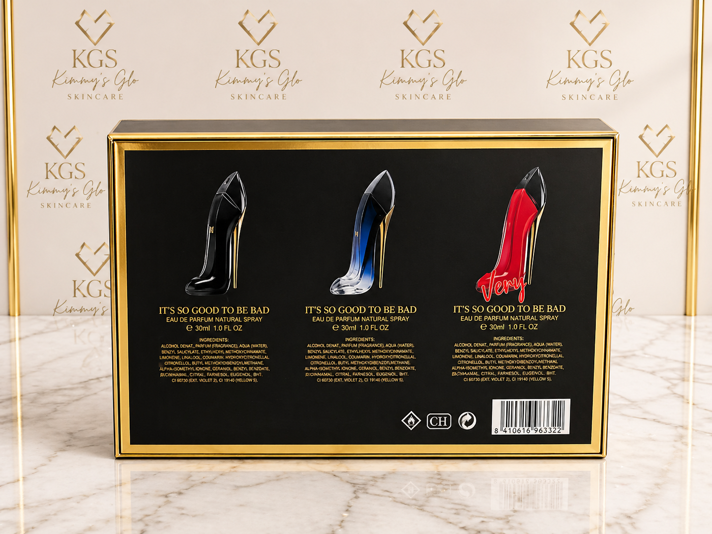 Carolina Herrera Good Girl Luxe Fragrance Trio – Black Edition ✨