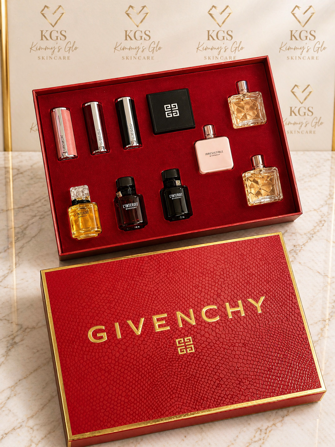 Givenchy Signature Perfume & Lip Set – Premium Edition