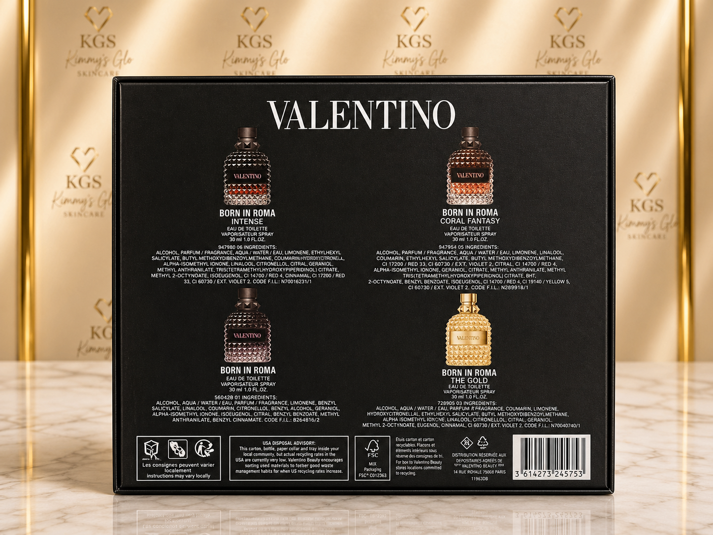 Valentino Uomo Deluxe mens Perfume Gift Box – Bold & Timeless
