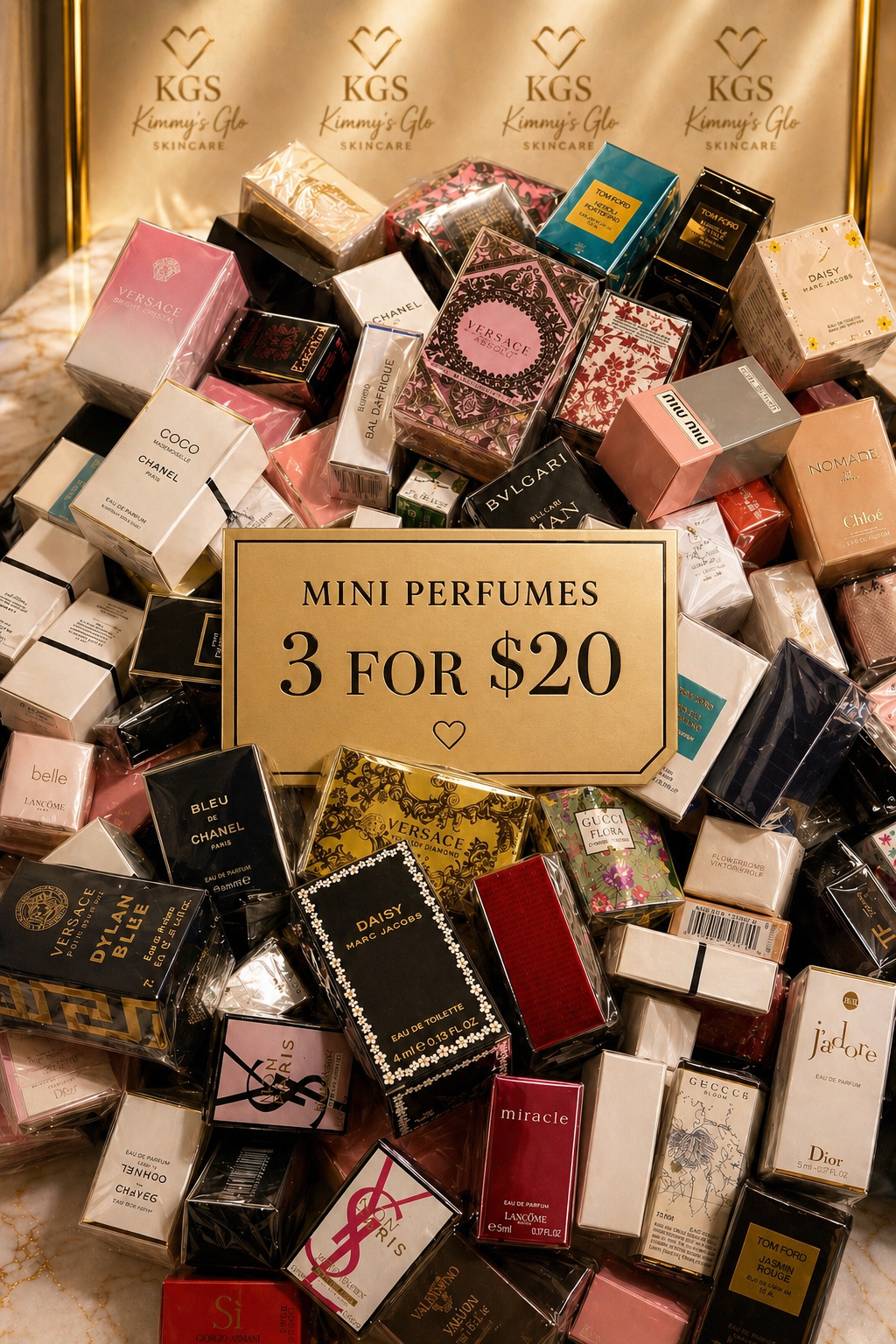 Mix & Match 3 Mini Perfumes 
 / randomly mix