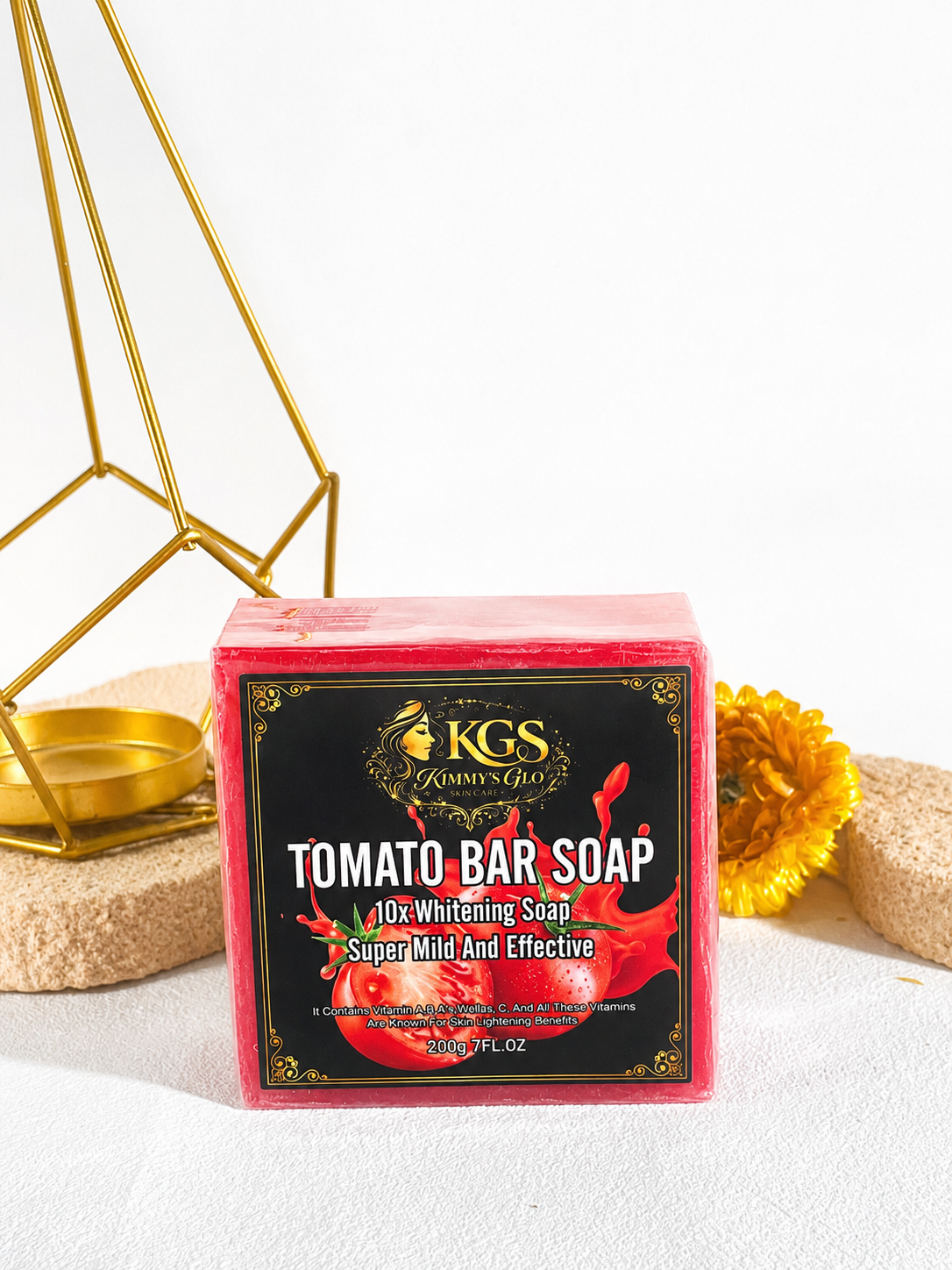 Tomato Bar Soap Brightening Skin MELASMA  Dark Spots Acne Face Soap & body200g