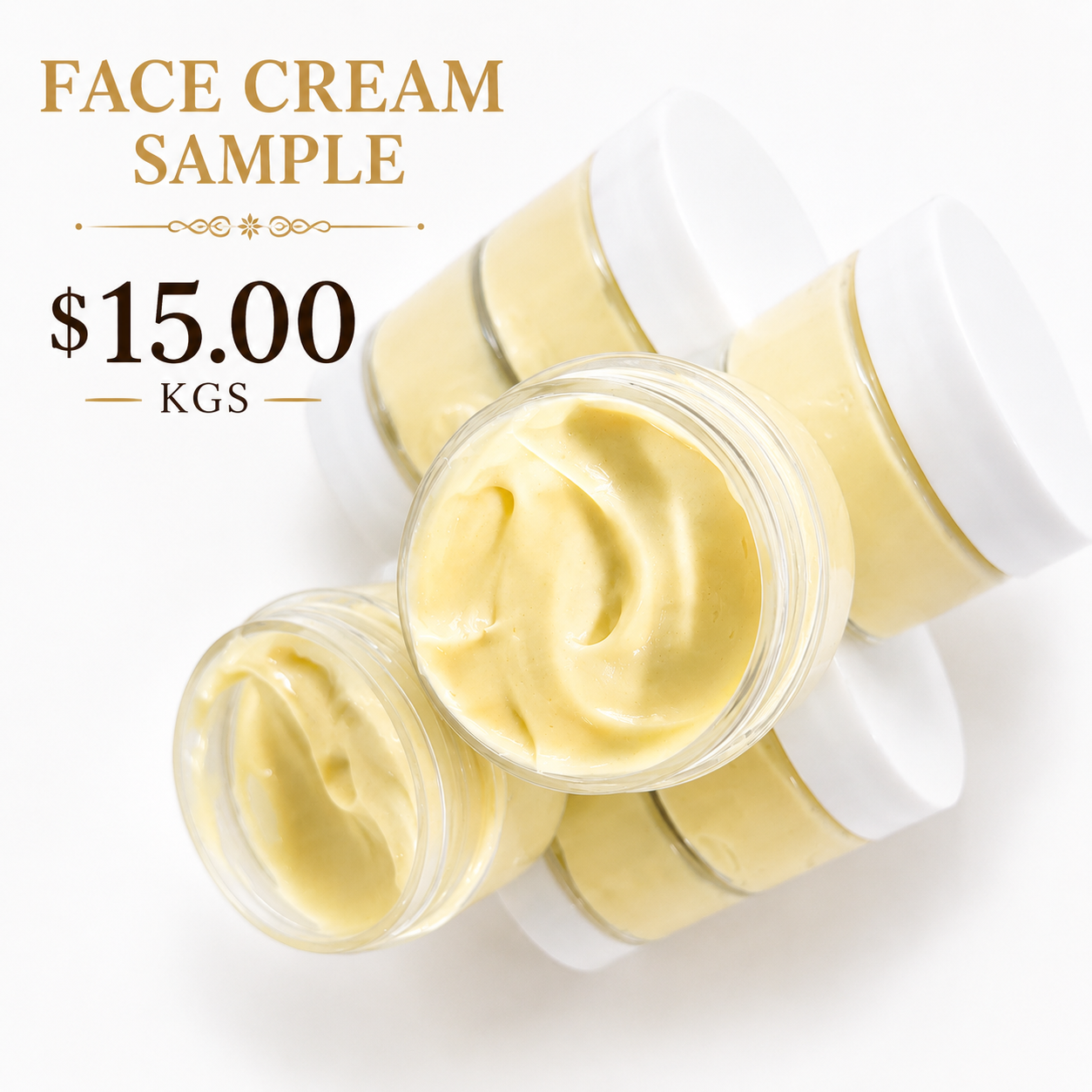 KIMMY’S GLO Brightening Face Cream Sample – 1 oz (30 ml) | Hydrating & Radiance Moisturizer