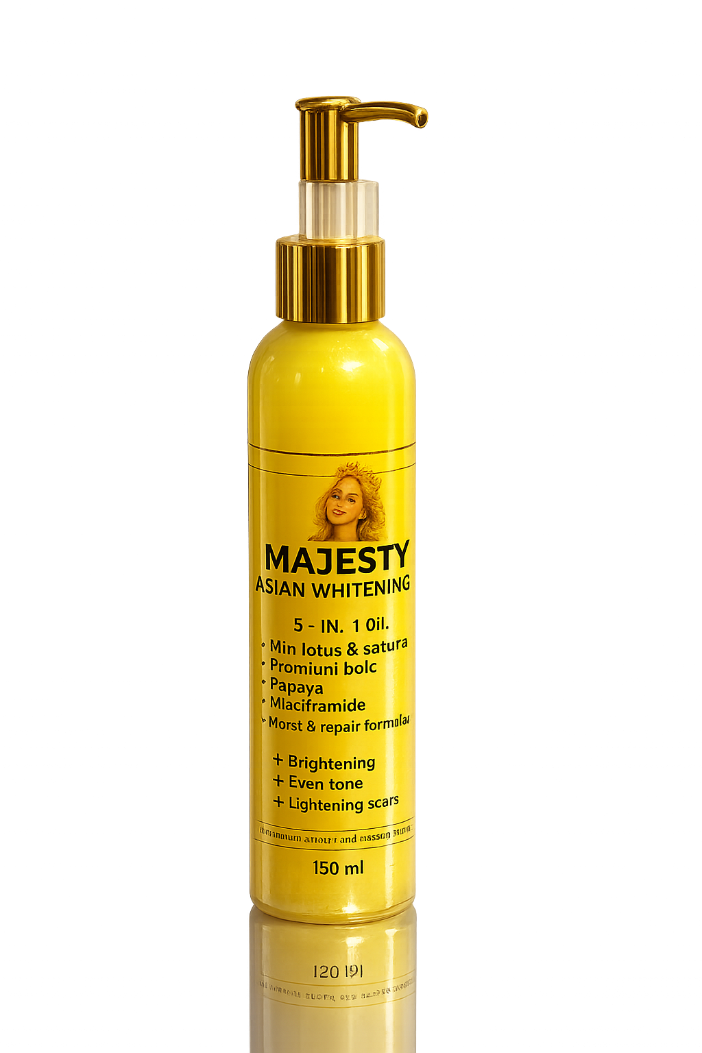 5D whitening body oil
