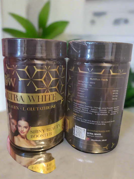ULTRA WHITE GLUTATHIONE COLLAGEN WHITENING POWDER