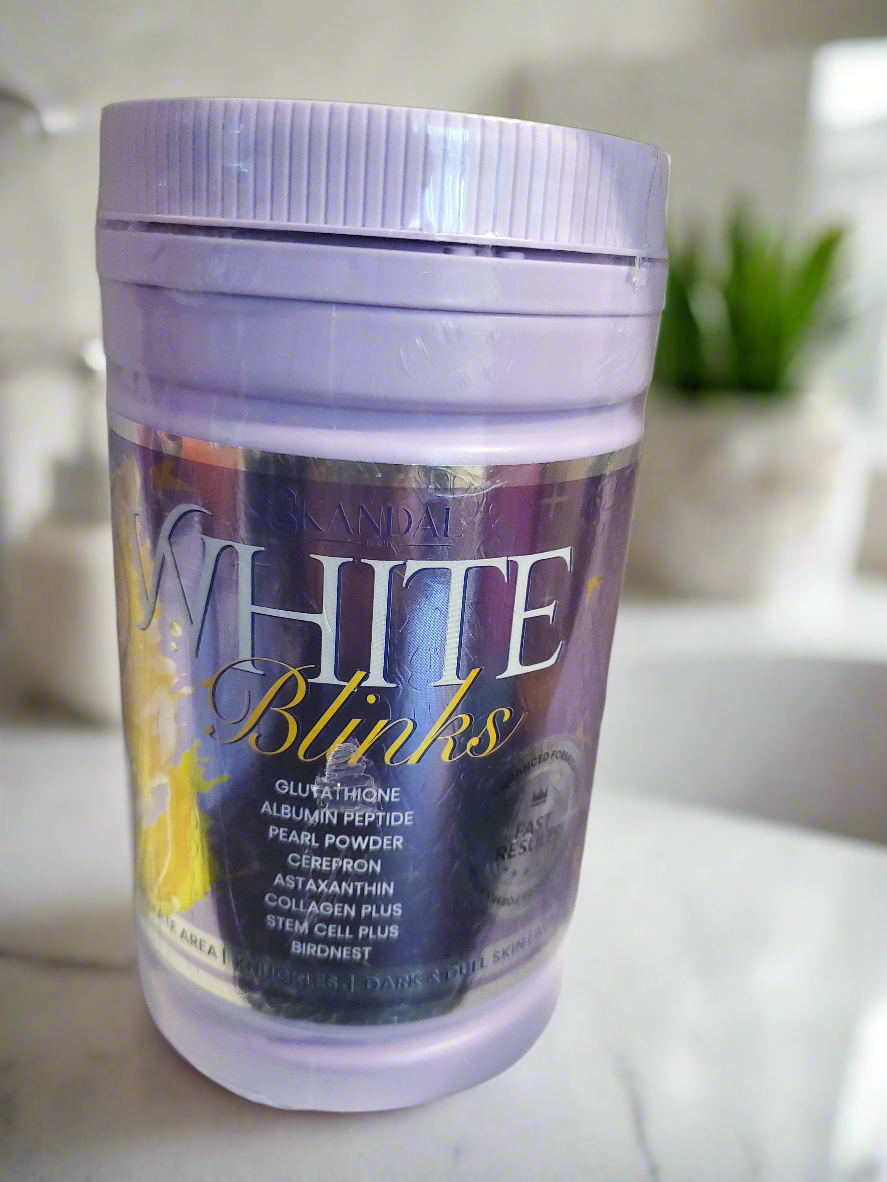 White blinks collagen powder