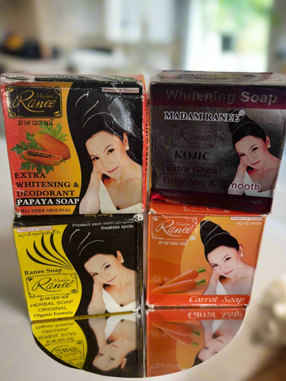 Madam Renee herbal soap for acne pimples & dark spots & lightening